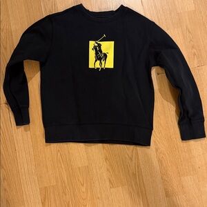 Polo by Ralph Lauren Black and Yellow Crewneck Sweater